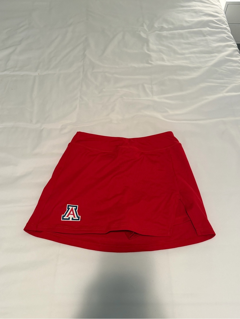 Red Athletic Skort with University A Logo